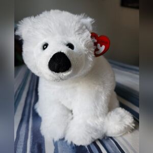 Ty Classic; White Plush Polar Bear